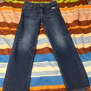 American Eagle Outfitters Blue Slim Straight Jeans
